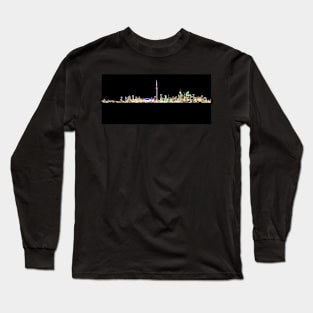 Toronto Skyline At Night From Centre Island Long Sleeve T-Shirt